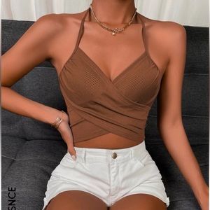 Halter Crop Top SHEIN